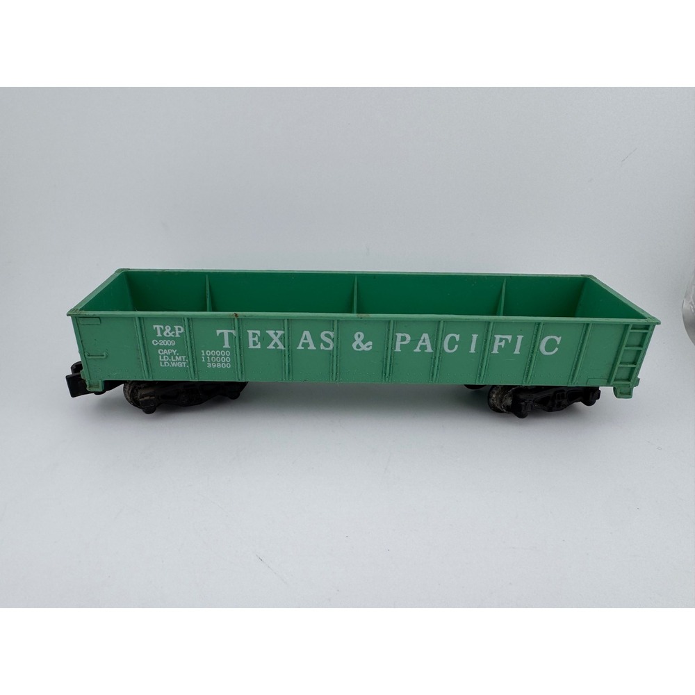 American Flyer Texas & Pacific Gondola‎ Toy Train Car Green